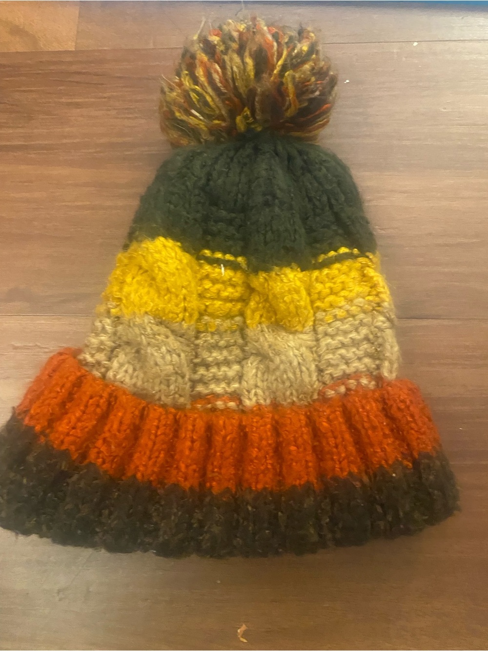 Warm wool acrylic hat.